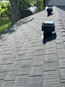 Stone-coated Gerard shake panels – durable steel roofing for snowy climates